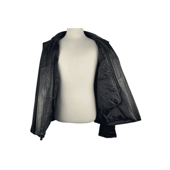 American Rider men's black motorcycle jacket size 3XL - Picture 3 of 4